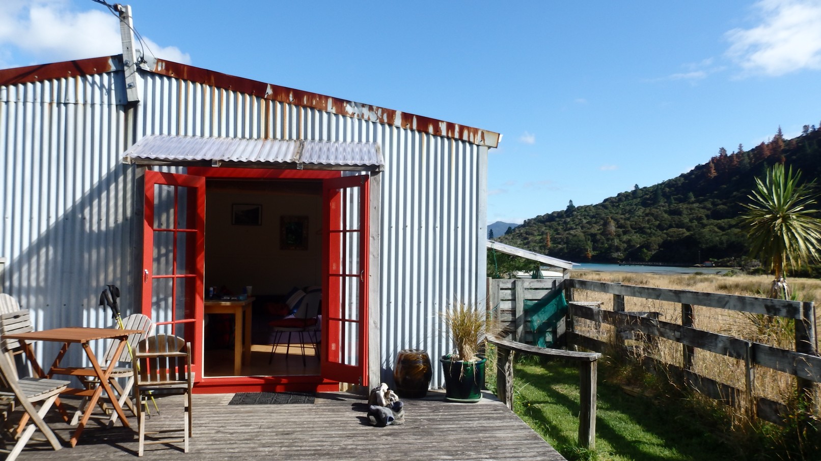 The Woolshed on the Queen Charlotte Track